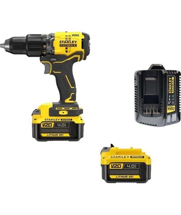 Stanley Fatmax SBD715B 18V 4.0 Ah Çift Akülü Darbeli Vidalama