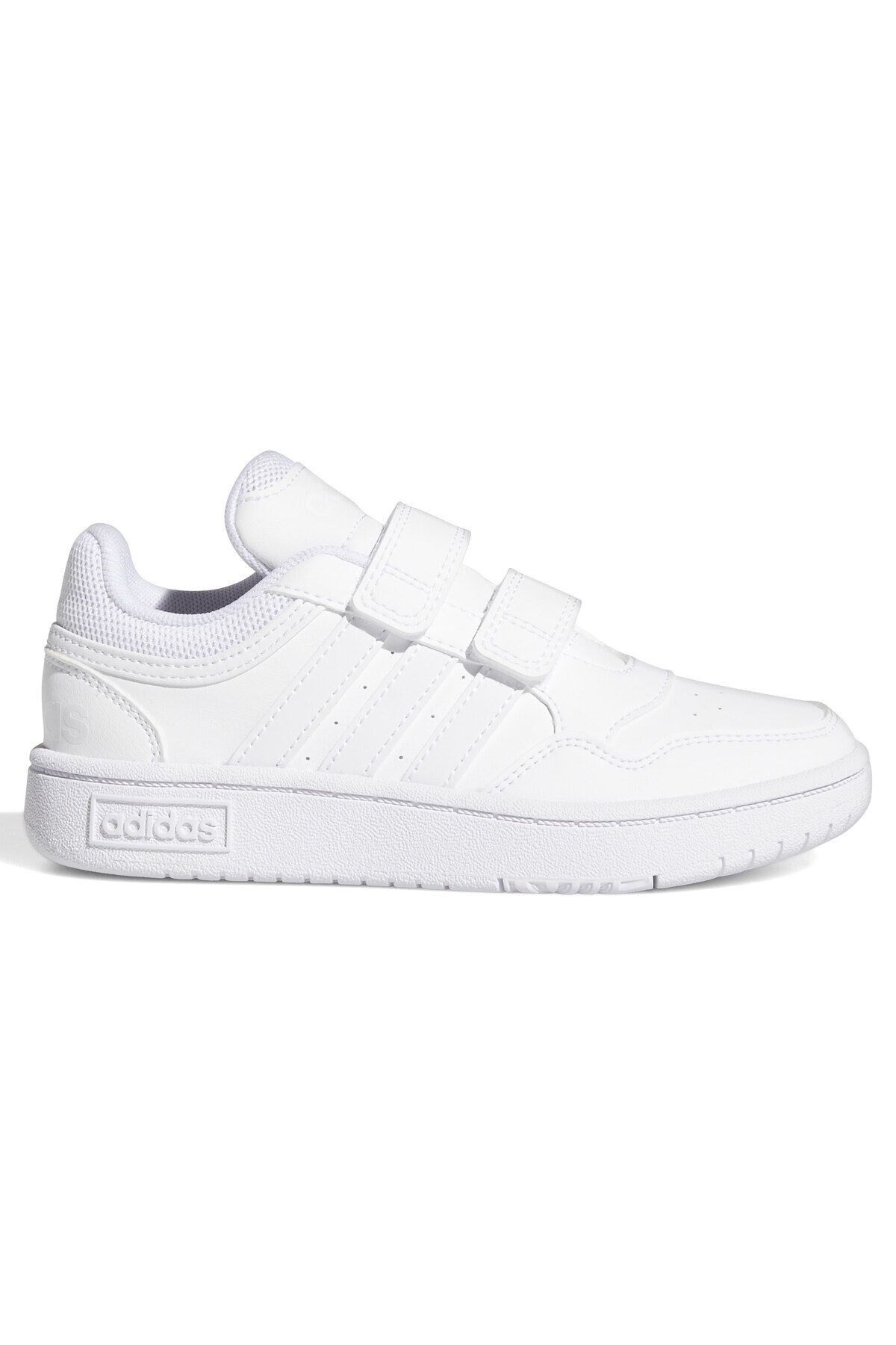 Adidas GW0436 ÇocuK  Beyaz Spor Ayakkabı Hoops 3.0 Cf C